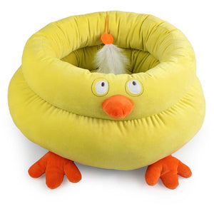 ALL FOR PAWS Kitty Pat pentru pisici, in forma de pui, Chick, 38x28x28cm