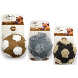 ALL FOR PAWS LAMB Jucarie pentru caini Minge Fotbal, 15cm, diferite culori