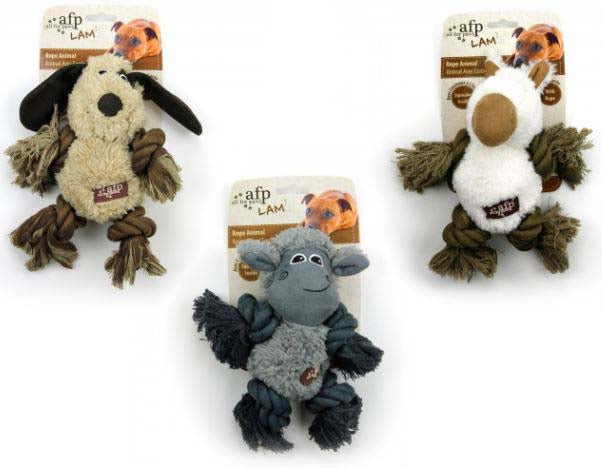 ALL FOR PAWS LAMB Jucarie pt caini Cuddle Body Rope, div.modele 17x17x10cm