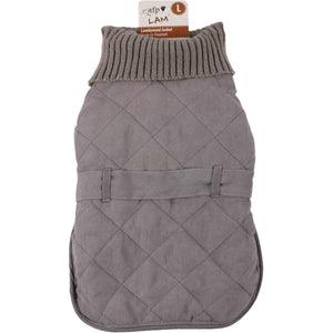 ALL FOR PAWS LAMBSWOOL Haina cu guler pentru caini, Gri