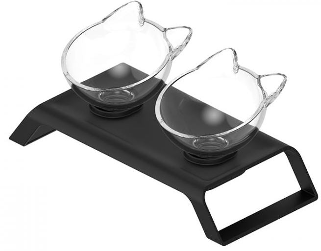 ALL FOR PAWS Lifestyle4Pets Castron dublu pentru pisici, 27,5x15x12,5cm