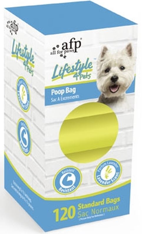 ALL FOR PAWS Lifestyle 4 Pet Saci pentru fecale de caini, 15 role x 8 buc