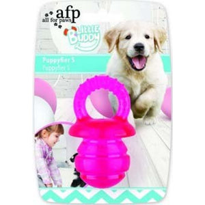 ALL FOR PAWS Little Buddy Jucarie pentru caini Suzeta roz, marimea S 7,8x4,6x3,7