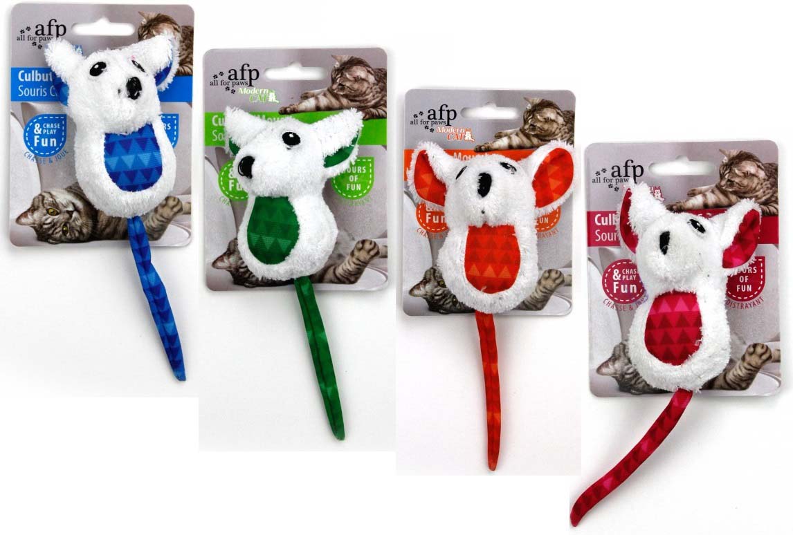 ALL FOR PAWS Modern Cat Jucarie pentru pisici Soarece Culbuto, diverse culori