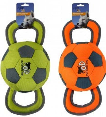 ALL FOR PAWS Outdoor Jucărie pentru câini Ballistic Handle Ball , diverse culori - Maxi-Pet.ro