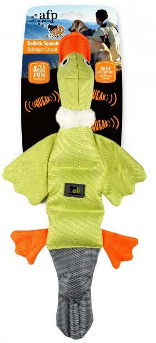 ALL FOR PAWS Outdoor Jucarie pentru caini Ballistic Quack Duck 49x23x7,5cm