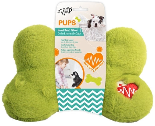ALL FOR PAWS Pups Jucărie pentru căţeluşi Pernă os cu inimă, 28x20x17,5cm - Maxi-Pet.ro