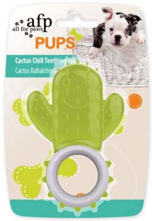 ALL FOR PAWS Pups Jucărie pentru căţeluşi Suzetă Cactus, 7,5x11,5x4cm - Maxi-Pet.ro