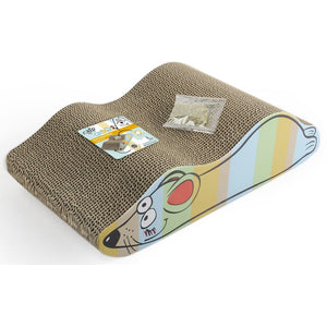 ALL FOR PAWS Suport pentru ascutit ghearele, din carton, Soricel, 42 cm