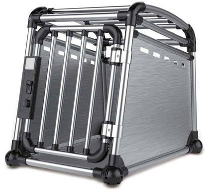 ALL FOR PAWS Travel Dog Cusca de transport pentru caini, din aluminiu