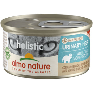 ALMO NATURE HOLISTIC Conserva pentru pisici Urinary Help, cu carne alba 85g