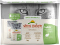 ALMO NATURE HOLISTIC Pachet plicuri pisici anti-Hairball, cu vită şi pui 6 x 70g