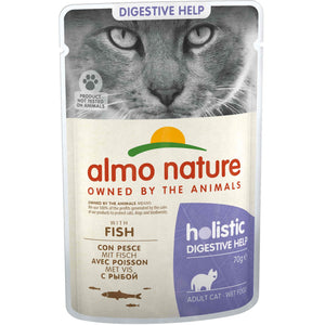 ALMO NATURE HOLISTIC Plic pentru pisici Digestive Help, cu peste 70g