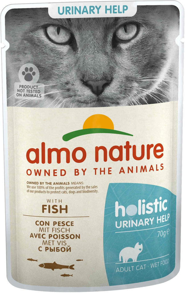 ALMO NATURE HOLISTIC Plic pentru pisici Urinary Help, cu peste 70g