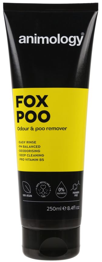 ANIMOLOGY Şampon pentru câini Fox Poo 250ml - Maxi-Pet.ro