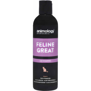 ANIMOLOGY Sampon pentru pisici Feline Great, Piersica 250ml