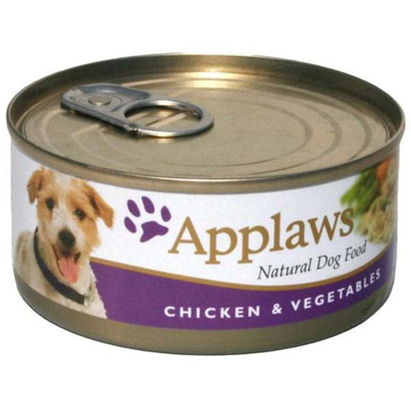 APPLAWS Conserva pentru caini, cu Pui si Legume 156g