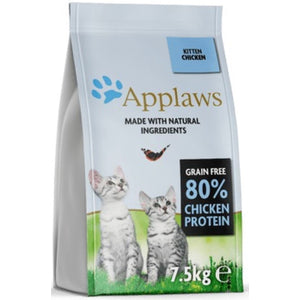 APPLAWS Hrana uscata pentru pisicute, cu Pui, 7,5kg