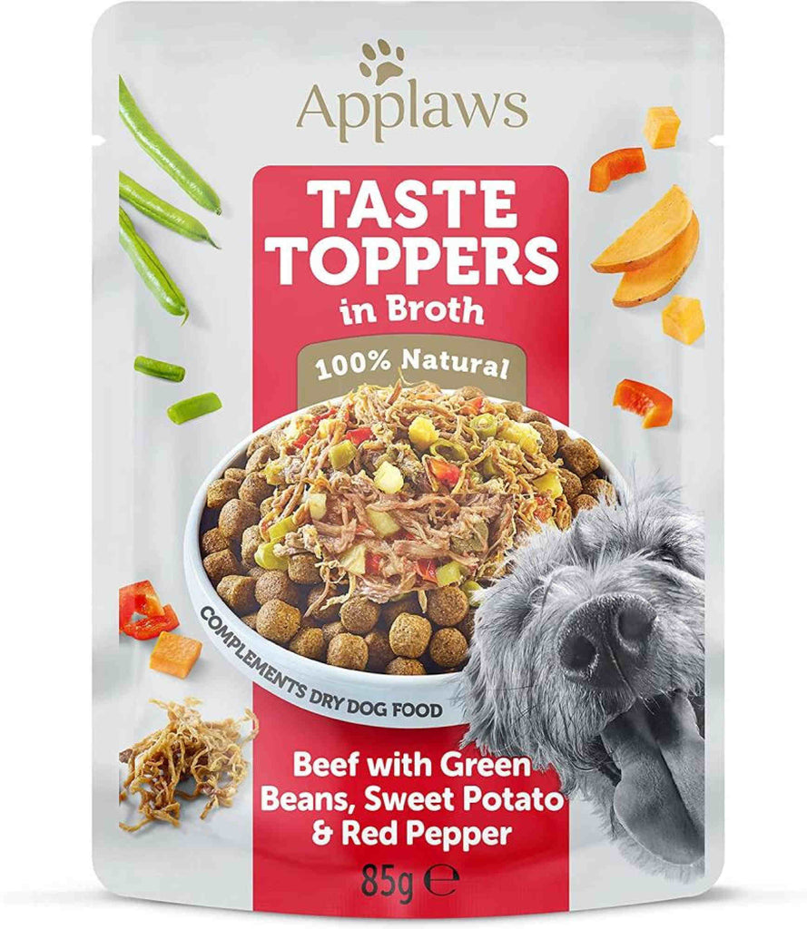 APPLAWS Plic pentru caini, cu Vita si Legume in Supa 85g