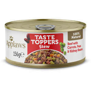 APPLAWS Toppers Conserva pentru caini, cu Vita si Vegetale 156g