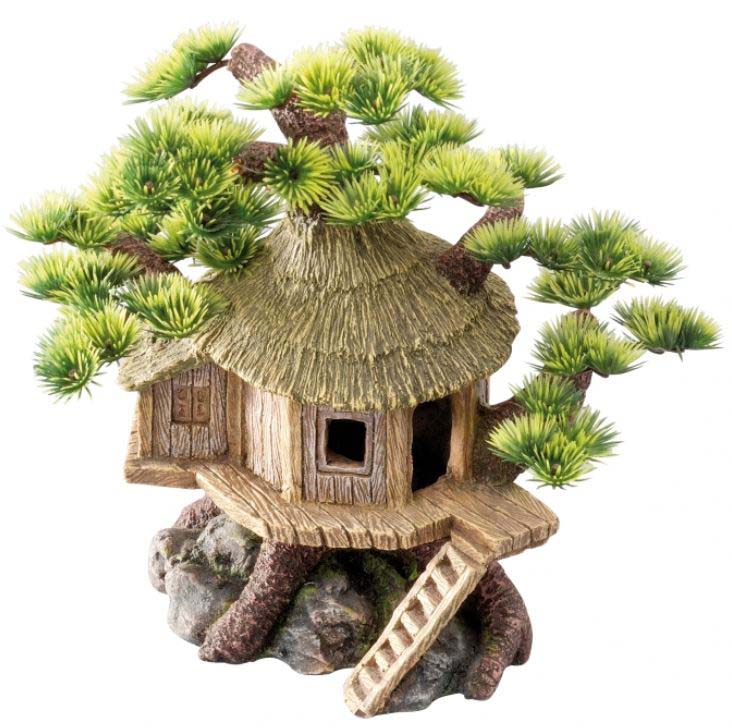AQUA D'ELLA Decoraţiune pentru acvarii Casă Bonsai 20x15,5x20cm –  Maxi-Pet.ro