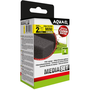 AQUAEL Burete pentru filtru intern Fan Mini Plus, 2 bucati
