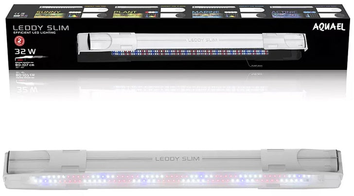 AQUAEL Lampa Leddy Slim Plant, Alb, 32 W, 9000 K, 80 - 107 CM