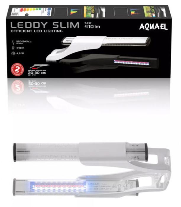 AQUAEL Lampa Leddy Slim Plant, Alb, 4,8 W, 9000 K, 20 - 30 CM