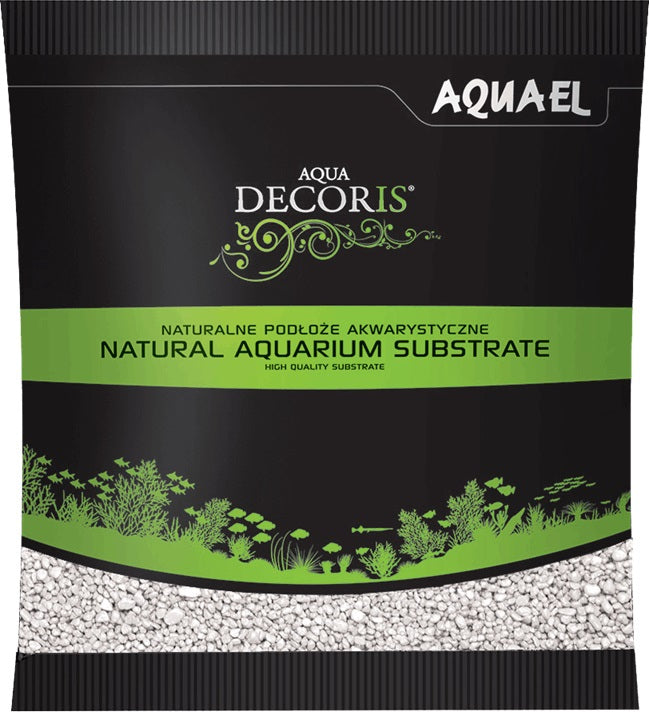 AQUAEL Pietris pentru acvarii, alb 1kg 