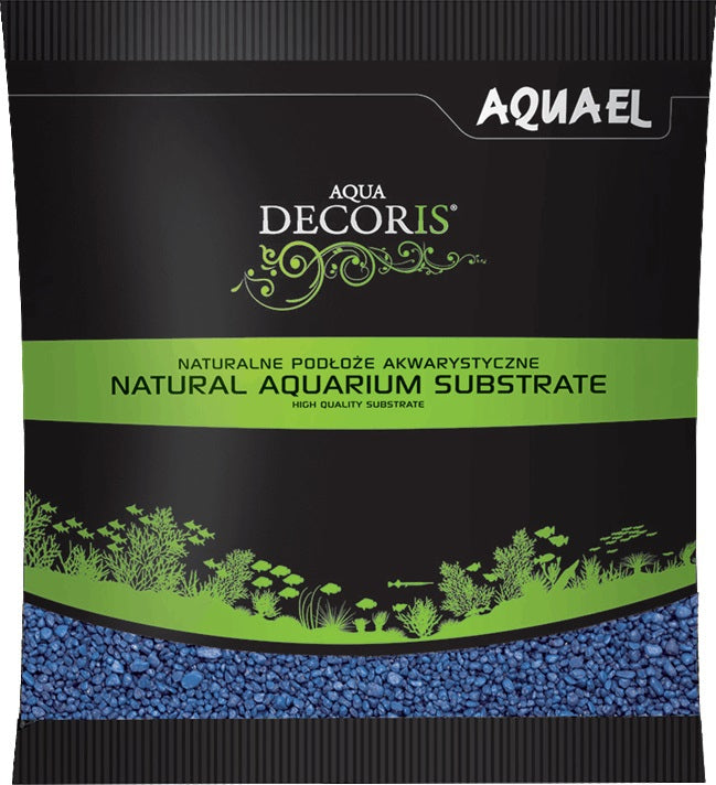 AQUAEL Pietris pentru acvarii, albastru 1kg 