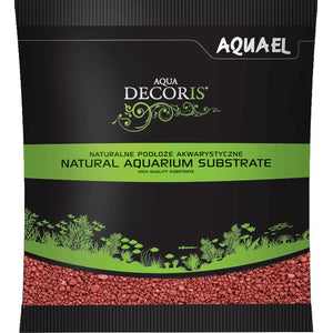 AQUAEL Pietris pentru acvarii, rosu 1kg 