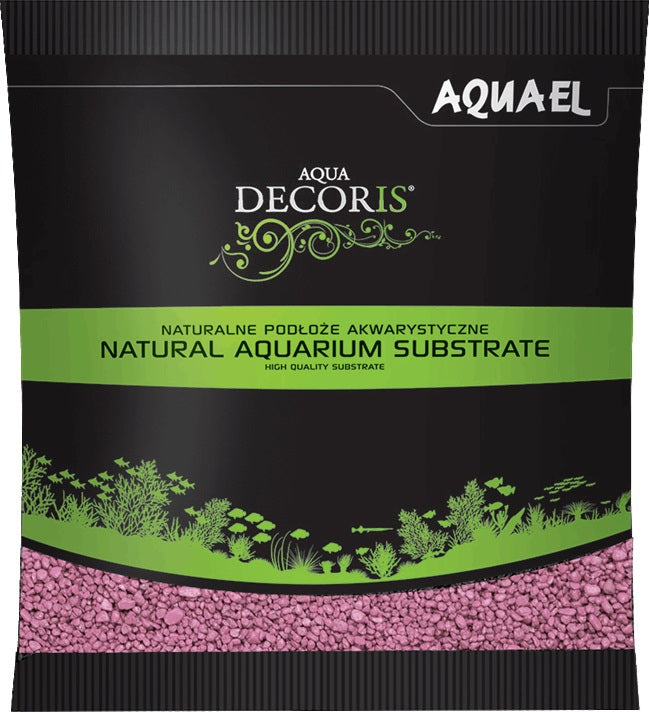 AQUAEL Pietris pentru acvarii, roz 1kg 