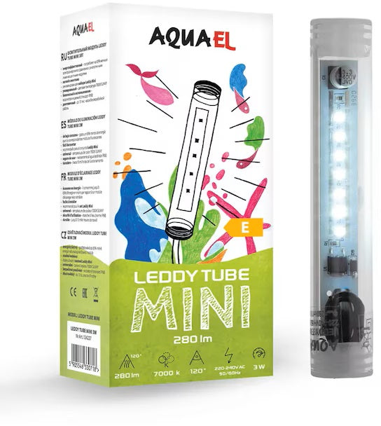 AQUAEL Tub iluminare Leddy Tube mini 3W Negru