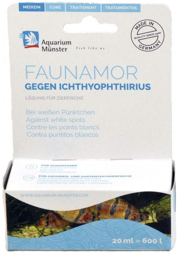 AQUARIUM MUNSTER Faunamor 20ml pentru 600 l, Fresh - Tratament - Maxi-Pet.ro