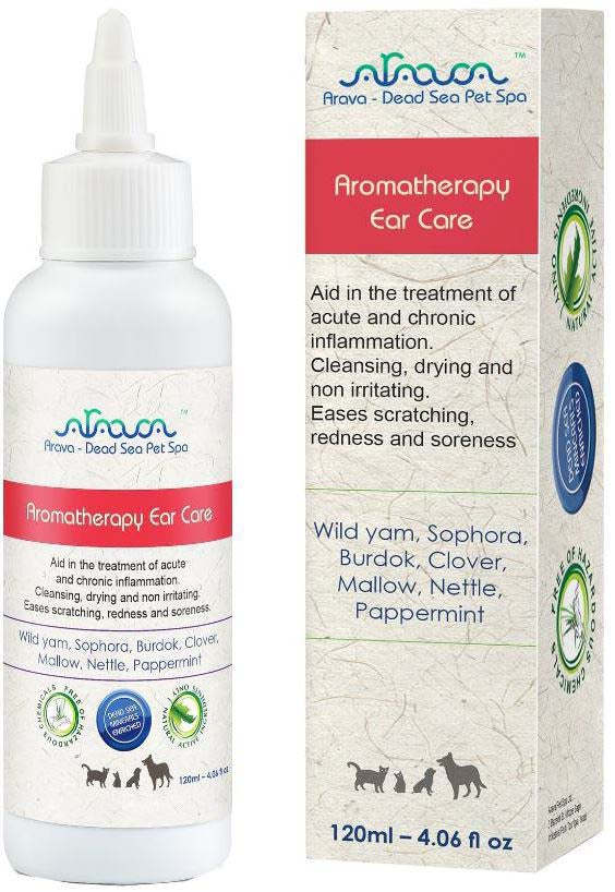 ARAVA Aromatherapy Ear Care, tratament bio-enzimatic, caini si pisici 120ml