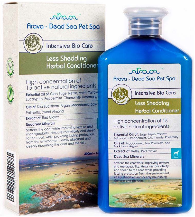 ARAVA Less Shedding Herbal, balsam pe baza de plante, pt naparlire usoara 400ml