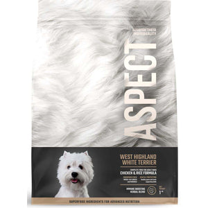 ASPECT West Highland Terrier, hrana completa pt. caini adulti, Pui si Orez 2,5kg