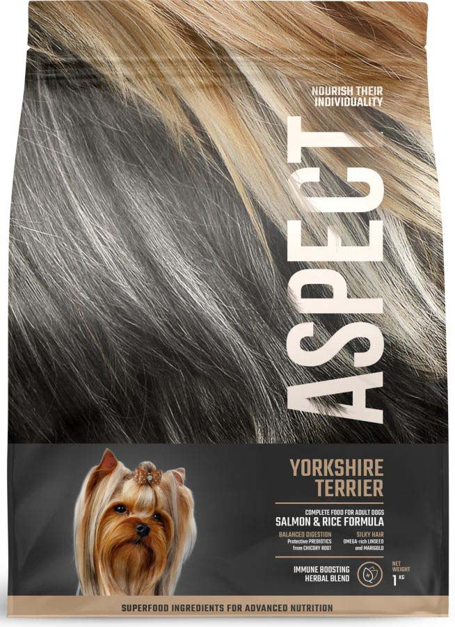 ASPECT Yorkshire Terrier, hrana completa pentru caini adulti, Somon si Orez