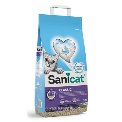 Asternut pentru litiera Sanicat Classic Lavender 10L - Animax