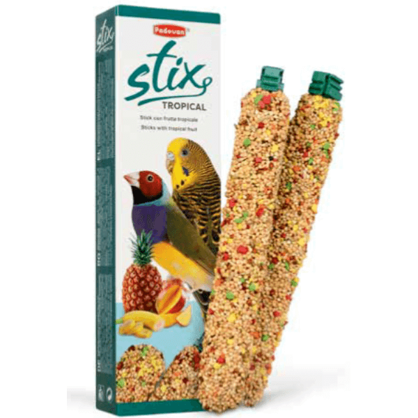 Batoane pentru pasari Padovan Stix Tropical 80g - Animax