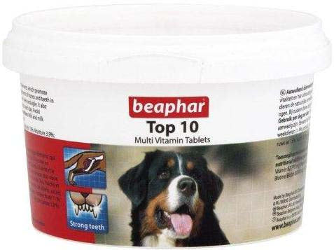 BEAPHAR Top 10 Vitamine-Minerale pentru câini, 180 tablete - Maxi-Pet.ro