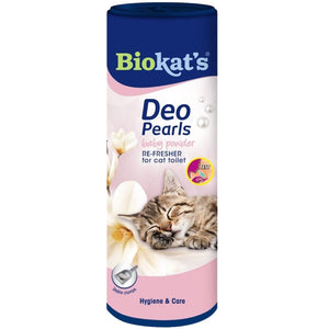 BIOKAT'S Deo Pearls Baby powder, perle parfumate pentru litiera 700g