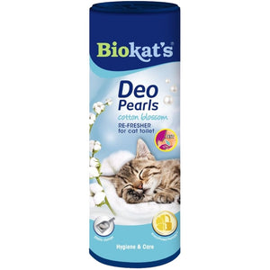 BIOKAT'S Deo Perls Cotton Blossom, perle parfumate pentru litiera 700g