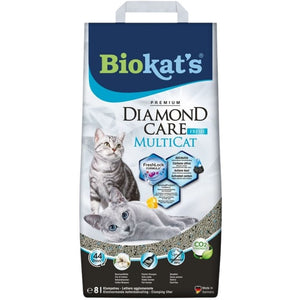 BIOKAT'S Diamond Care Multicat Nisip litiera pentru pisici 8L