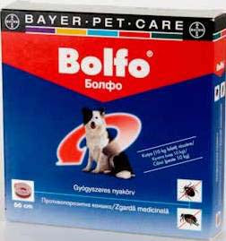 BOLFO Zgardă antiparazitară pentru câini 70cm - Maxi-Pet.ro