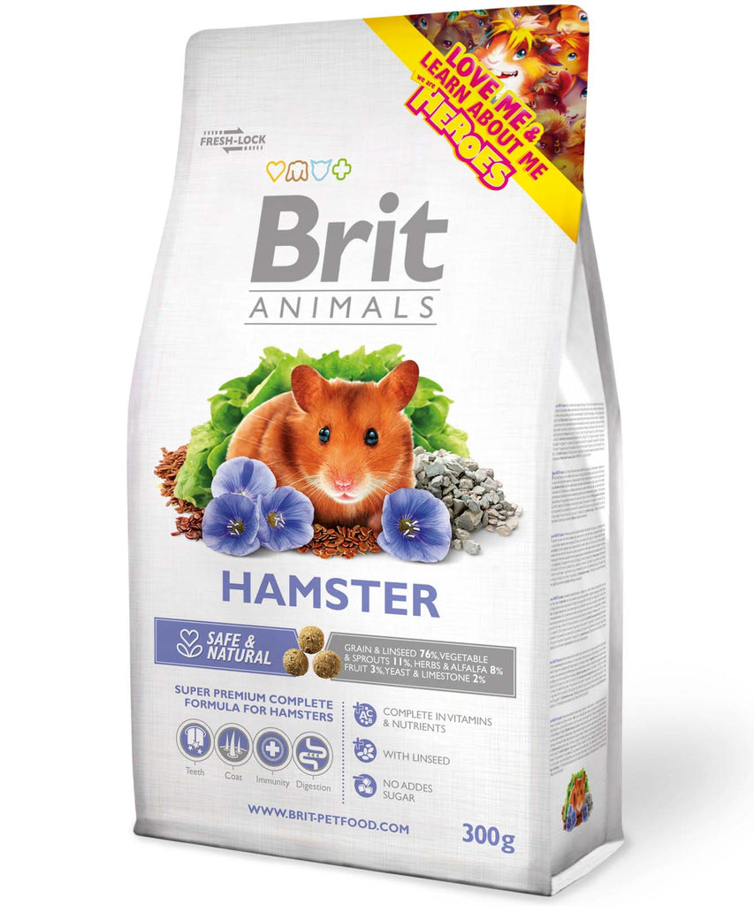 BRIT ANIMALS Hamster, hrană completă pentru hamsteri 300g - Maxi-Pet.ro