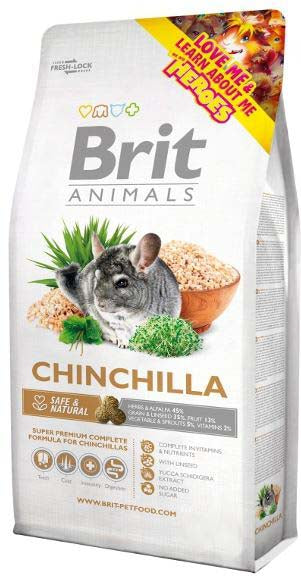 BRIT ANIMALS Hrana completa pentru sinsila 