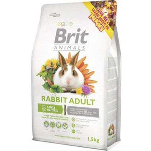 BRIT ANIMALS Rabbit, hrana completa pentru iepuri  1,5kg