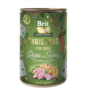 BRIT CARE Conserva pentru caini, Iepure, editie Craciun 400g