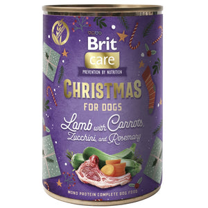 BRIT CARE Conserva pentru caini, Miel, editie Craciun 400g